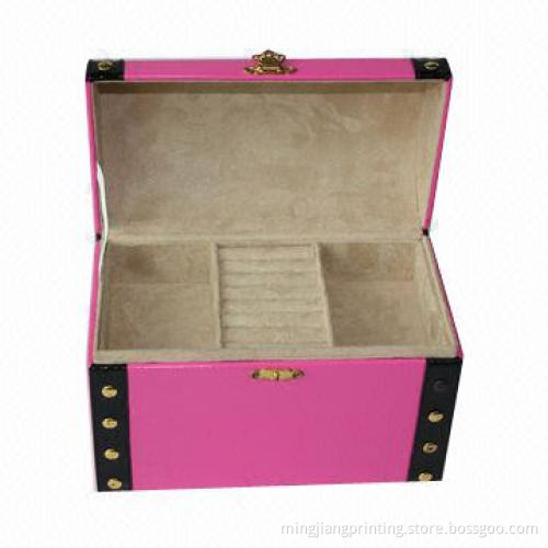 Wooden Effect Rigid Box, Jewelry Storage, Various Kinds of Paper Available